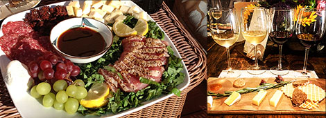 wine tour lunch